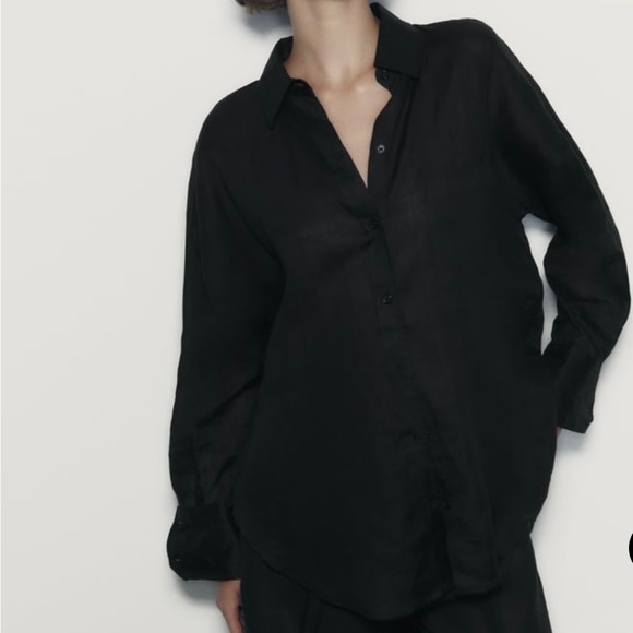 100% LINEN SHIRT - Picture 3 of 7